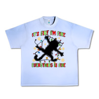 Grape Ice it's fine i'm fine everything is fine Urban Heavy Tee - MaliasSmallBusiness