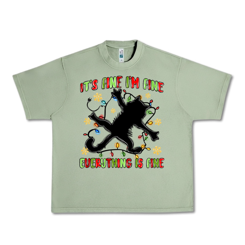 It's Fine I'm Fine Everything Is Fine Urban Heavy Tee by MaliasSmallBusiness | Teevron