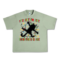 Oil Green it's fine i'm fine everything is fine Urban Heavy Tee - MaliasSmallBusiness