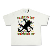 Pistachio it's fine i'm fine everything is fine Urban Heavy Tee - MaliasSmallBusiness