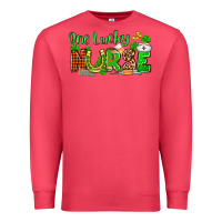 Cardinal St. Patrick's One lucky Nurse Premium Sweatshirt - OliviaCreatesArt