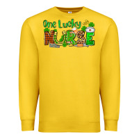 Lemon St. Patrick's One lucky Nurse Premium Sweatshirt - OliviaCreatesArt
