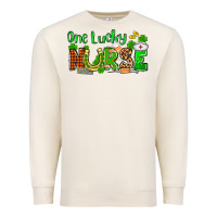 St. Patrick's One Lucky Nurse Premium Sweatshirt | Teevron