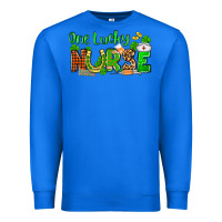 True Royal St. Patrick's One lucky Nurse Premium Sweatshirt - OliviaCreatesArt