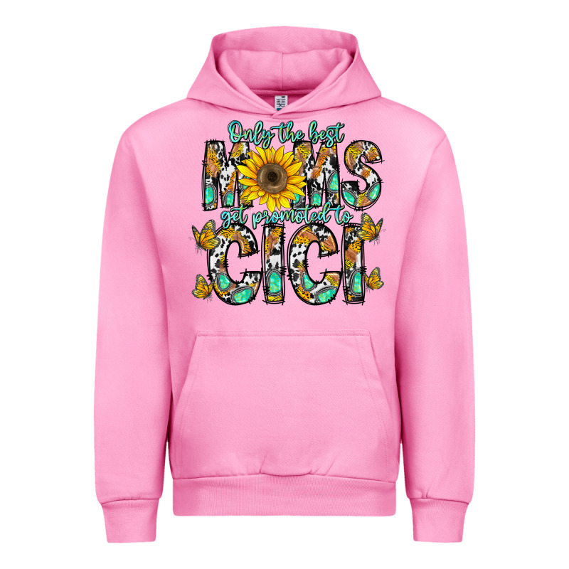 Only The Best Moms Get Promoted To Cici Urban Hoodie by CowhideDigitalArt | Teevron