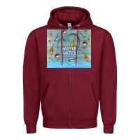 Burgundy master baiter Zipper Hoodie - TumblerDesignByShophia