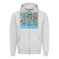 Dove Grey master baiter Zipper Hoodie - TumblerDesignByShophia