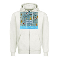 Oatmeal Heather master baiter Zipper Hoodie - TumblerDesignByShophia