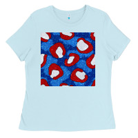 Baby Blue glitter 4th of july seamless pattern 8 Ladies Tee - BundleAndBundleShop