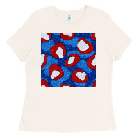 Bone glitter 4th of july seamless pattern 8 Ladies Tee - BundleAndBundleShop