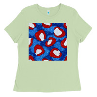 Matcha glitter 4th of july seamless pattern 8 Ladies Tee - BundleAndBundleShop