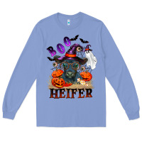 Colony Blue Boo heifer black angus Long Sleeve Tee - RanaPortraitStore