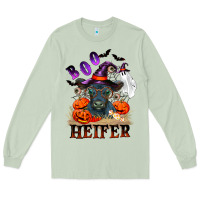 Matcha Boo heifer black angus Long Sleeve Tee - RanaPortraitStore