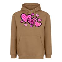Toasted Coconut love hearts Heavyweight Hoodie - OliviaCreatesArt