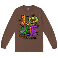 Chestnut love taching halloween Long Sleeve Tee - RacoonDesign