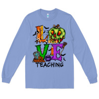 Colony Blue love taching halloween Long Sleeve Tee - RacoonDesign