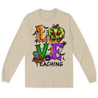 Mushroom love taching halloween Long Sleeve Tee - RacoonDesign