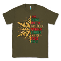 Army Green christmas snowflake Classic Tee - MaliasSmallBusiness