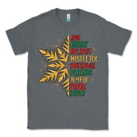 Charcoal Heather christmas snowflake Classic Tee - MaliasSmallBusiness