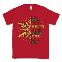 Red christmas snowflake Classic Tee - MaliasSmallBusiness