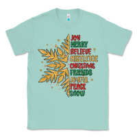 Seafoam christmas snowflake Classic Tee - MaliasSmallBusiness
