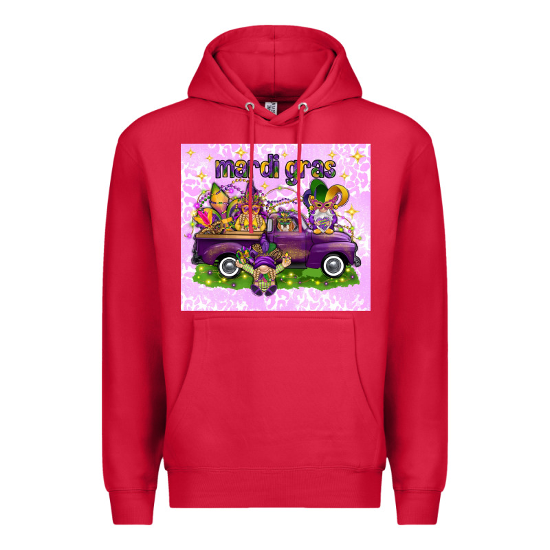 Mardi Gras With Gnomies Tumbler Premium Hoodie by HowdyJamesFarm | Teevron