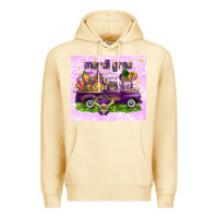 Pina Colada Mardi Gras with gnomies tumbler Premium Hoodie - HowdyJamesFarm