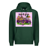 Sports Green Mardi Gras with gnomies tumbler Premium Hoodie - HowdyJamesFarm