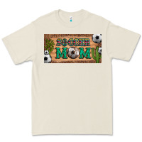 Bone soccer mom with ball and cactus and serape licanse plate Premium Tee - Artiststas
