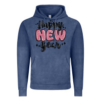 Vintage Denim happy new year Vintage Hoodie - MaliasSmallBusiness