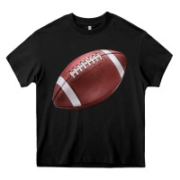 Black football ball Heavy Core Tee - JahusDesignShop