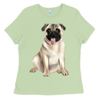 Matcha pug Ladies Tee - JahusDesignShop