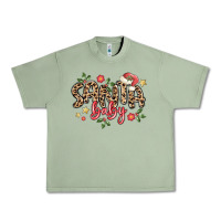 Oil Green santa baby Urban Heavy Tee - MaliasSmallBusiness