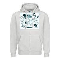 Dove Grey father's house Zipper Hoodie - TumblerDesignByShophia