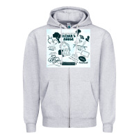 Heather Grey father's house Zipper Hoodie - TumblerDesignByShophia