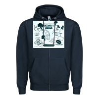Navy father's house Zipper Hoodie - TumblerDesignByShophia