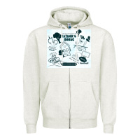Oatmeal Heather father's house Zipper Hoodie - TumblerDesignByShophia