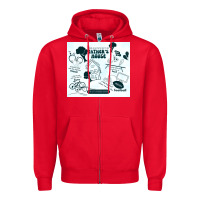 Red father's house Zipper Hoodie - TumblerDesignByShophia
