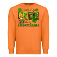 Carrot St. Patrick's Fueled by beer and shenanigangs Premium Sweatshirt - OliviaCreatesArt