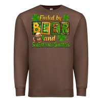 Chestnut St. Patrick's Fueled by beer and shenanigangs Premium Sweatshirt - OliviaCreatesArt