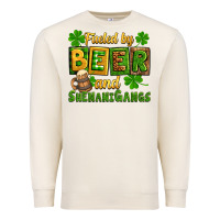 Sandshell St. Patrick's Fueled by beer and shenanigangs Premium Sweatshirt - OliviaCreatesArt