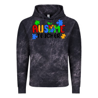 Cloud Black ausome teacher Vintage Hoodie - MaliasSmallBusiness