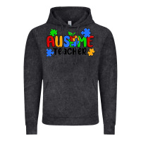 Vintage Black ausome teacher Vintage Hoodie - MaliasSmallBusiness