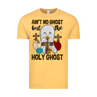 Vintage Mustard ain t no ghost but the holy ghost Vintage Tee - MaliasSmallBusiness