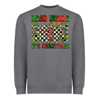 Storm dead inside but it's christmas dancing skeletons Heavyweight Sweatshirt - BarkalooDesign