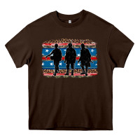 Chocolate Brown armed forces day soldier Heavy Core Tee - Artiststas