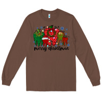 Chestnut merry christmas tooth Long Sleeve Tee - RacoonDesign