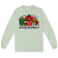 Matcha merry christmas tooth Long Sleeve Tee - RacoonDesign