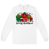 White merry christmas tooth Long Sleeve Tee - RacoonDesign