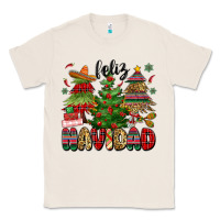 Natural feliz navidad Classic Tee - MaliasSmallBusiness